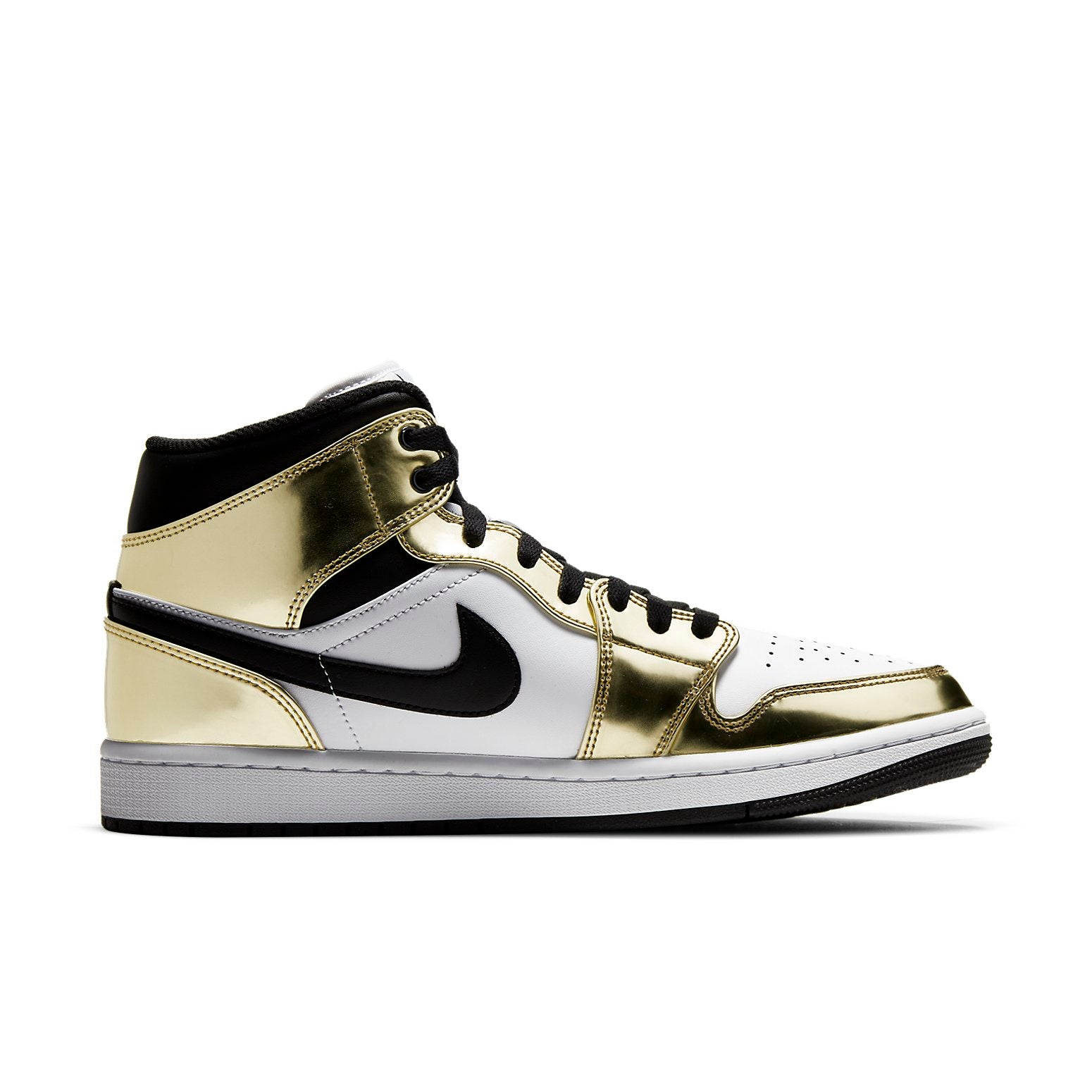 air jordan 1 mid se metallic gold