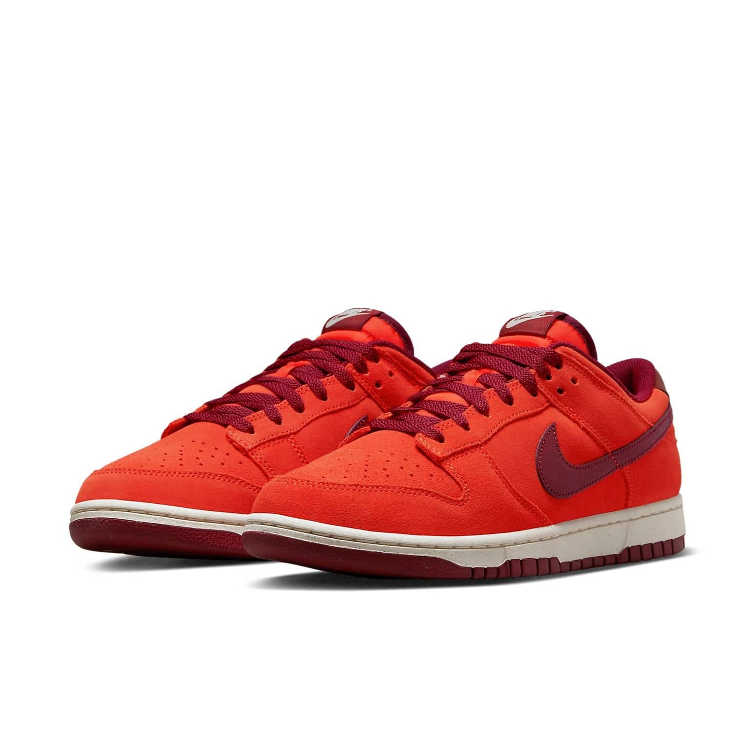 nike dunk low orange suede