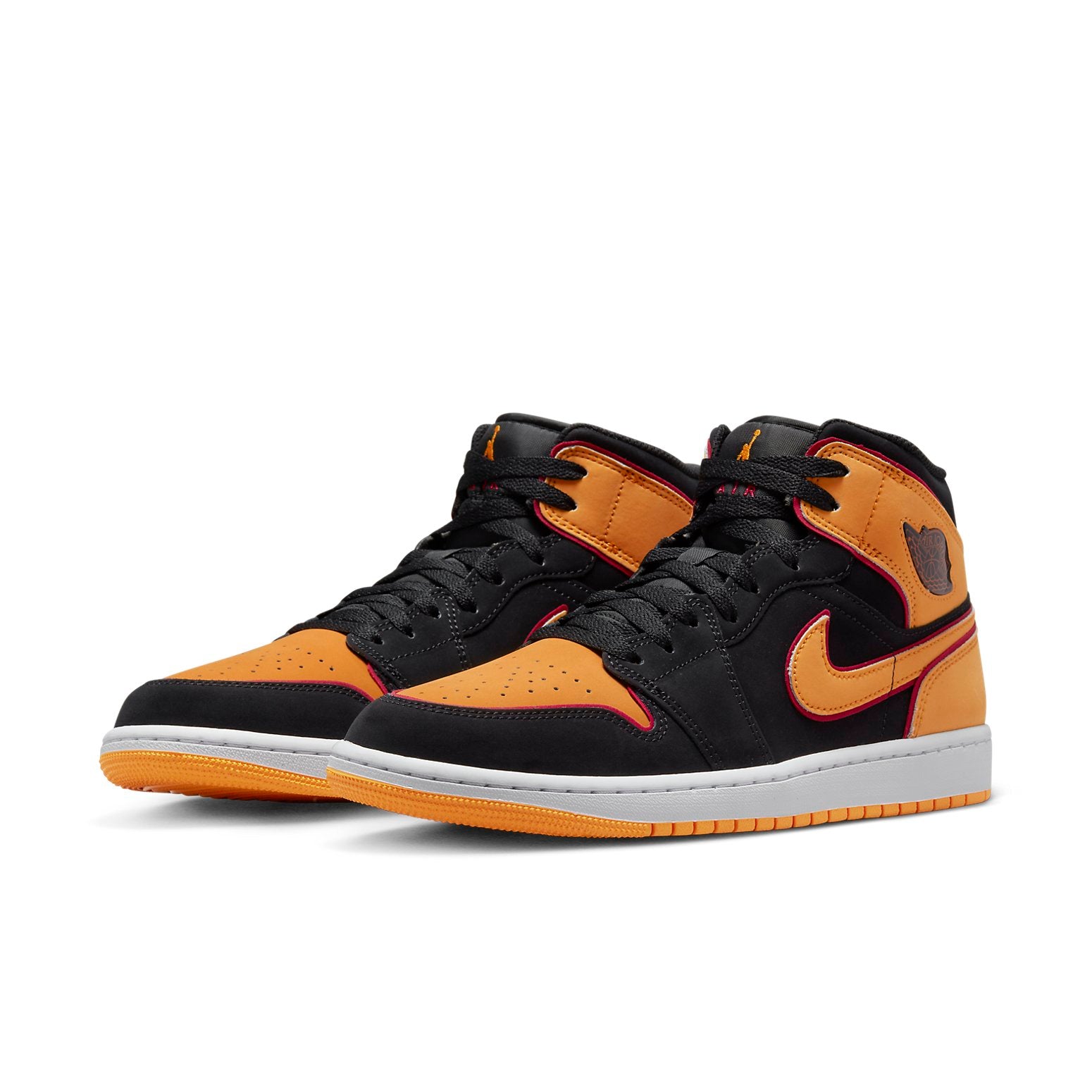 air jordan 1 mid vivid orange