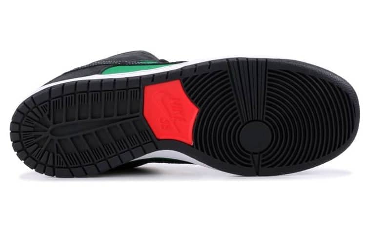 nike dunk low premium sb black green
