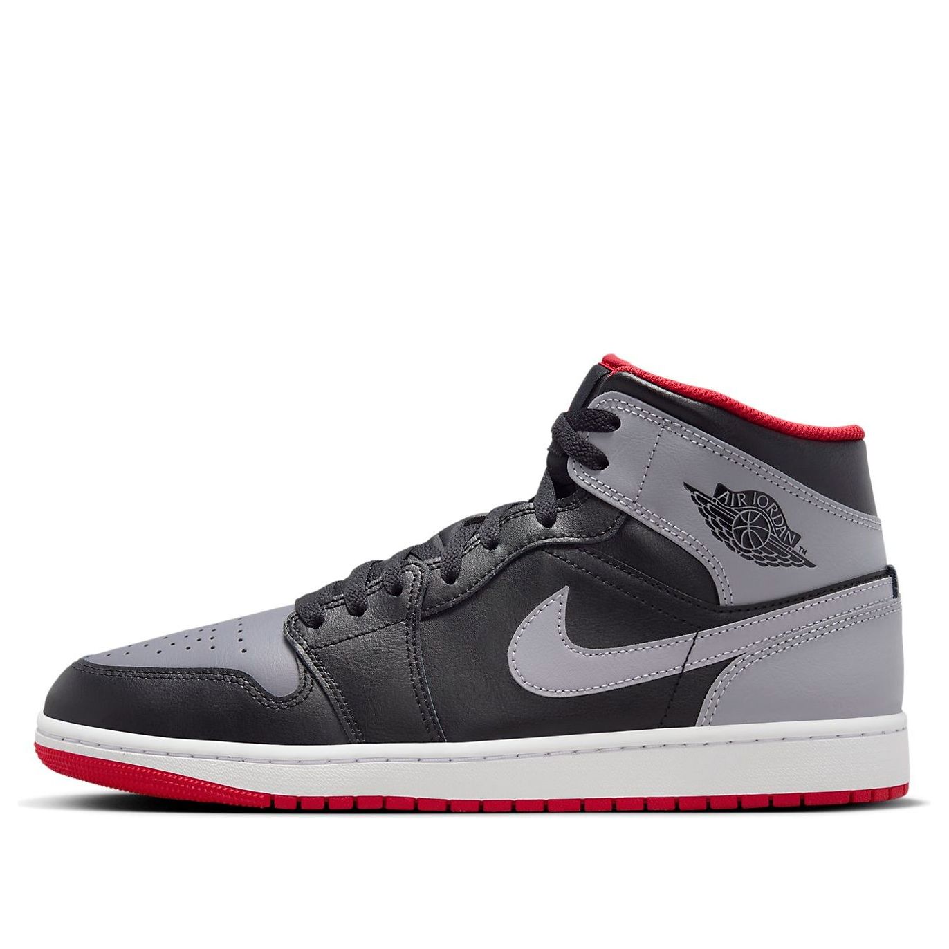 air jordan 1 mid shadow fire red