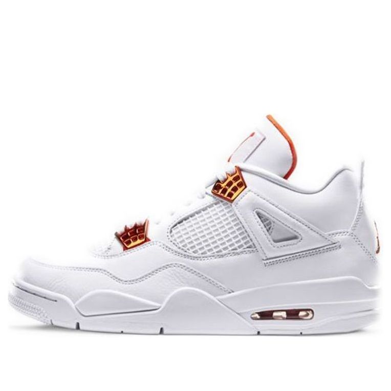 air jordan 4 retro orange metallic