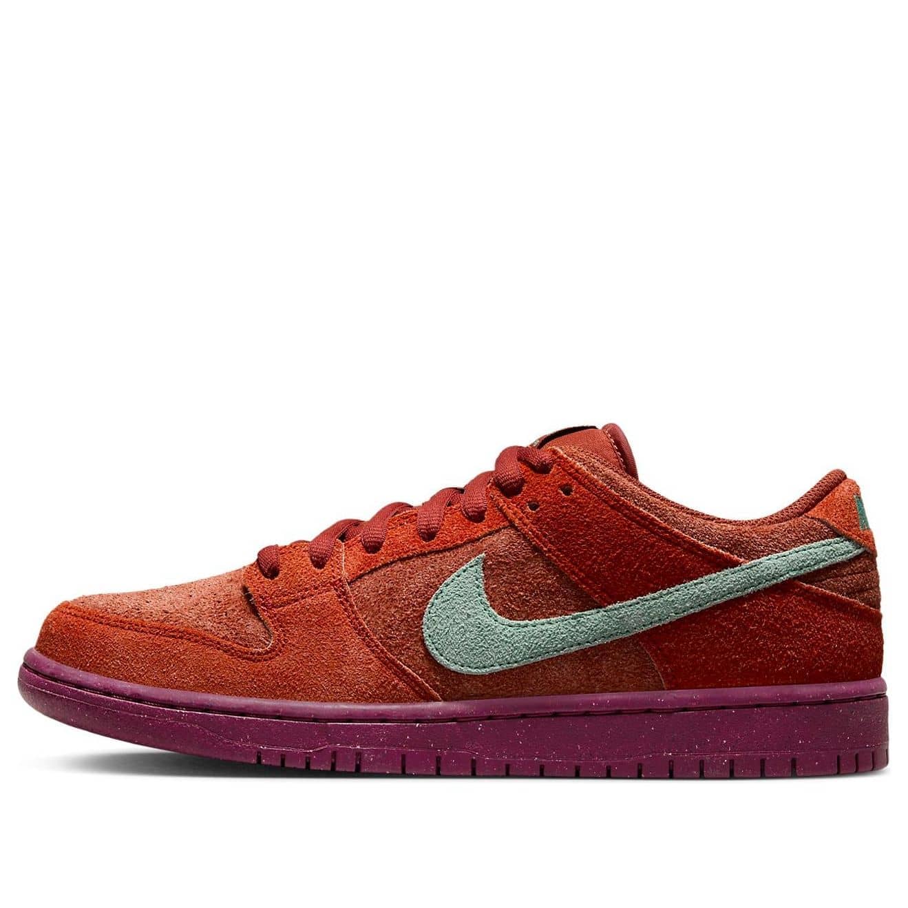 nike sb dunk low mystic red rosewood