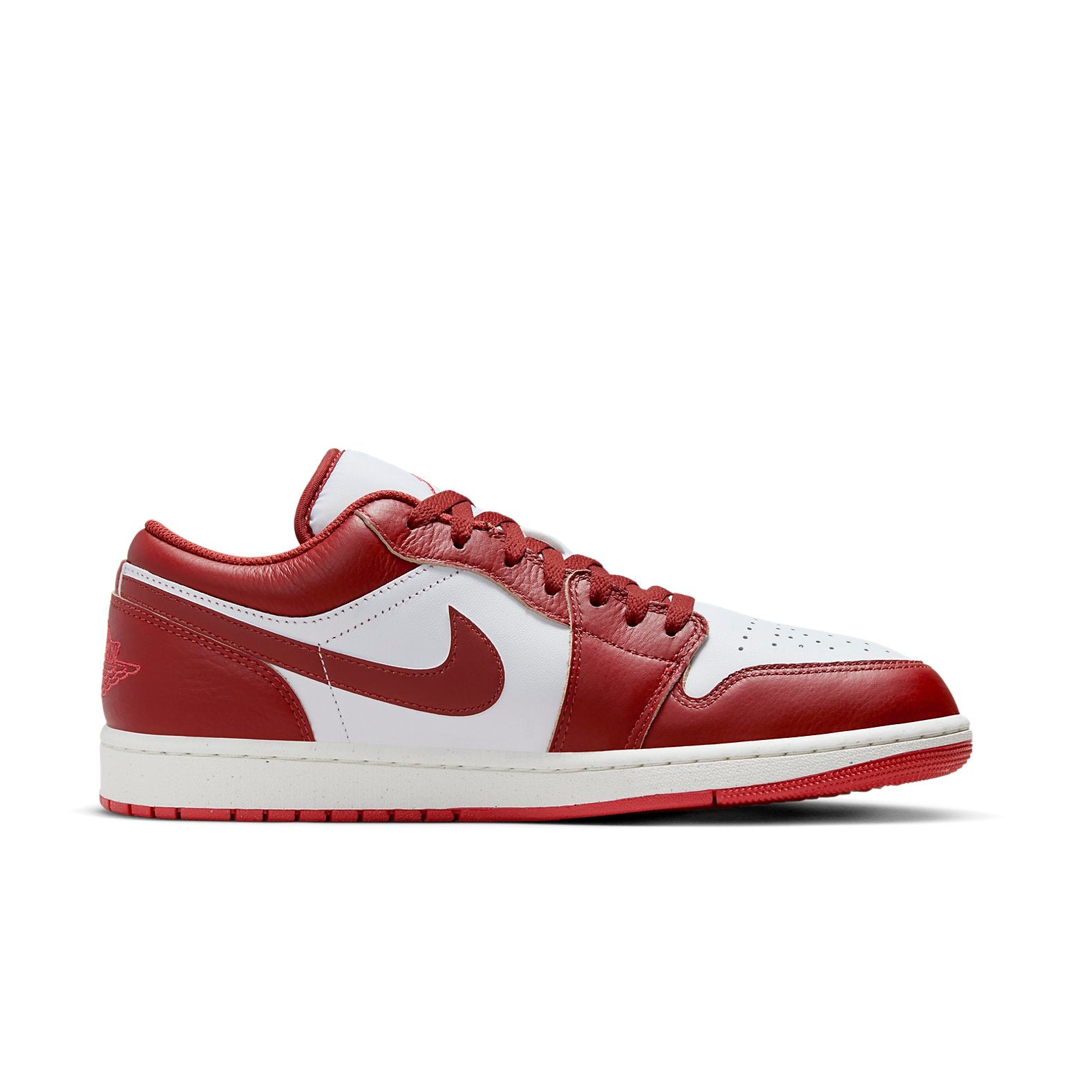 air jordan 1 low white dune red