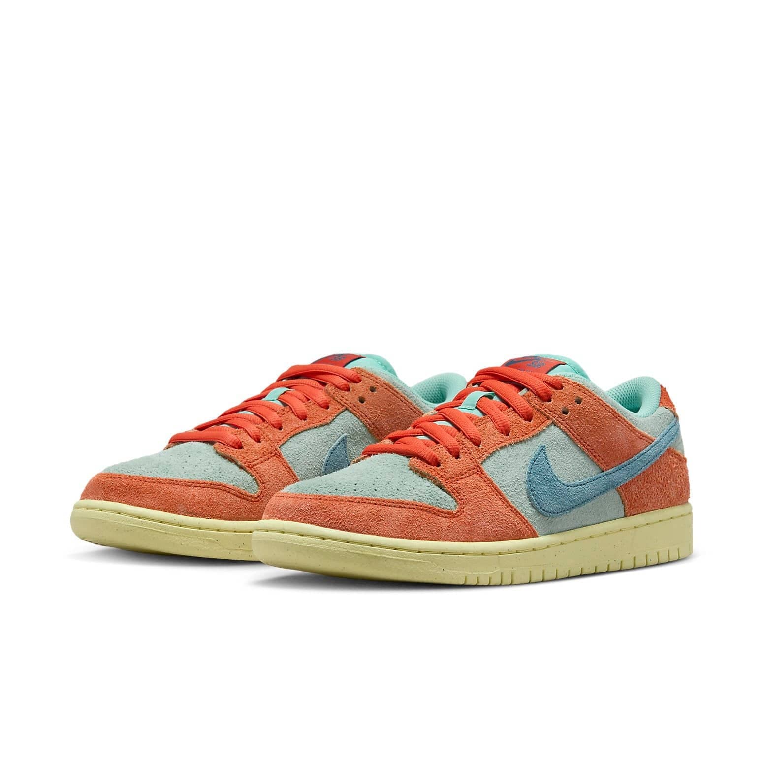 nike sb dunk low orange emerald rise