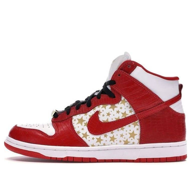 nike x supreme sb dunk low pro red