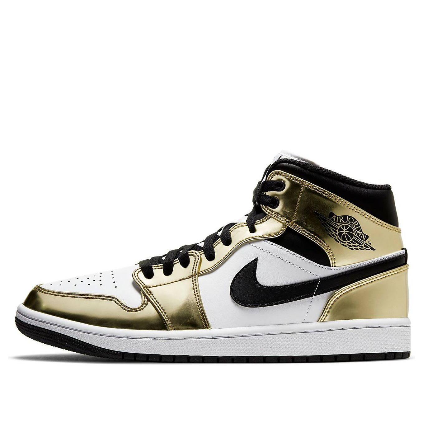 air jordan 1 mid se metallic gold
