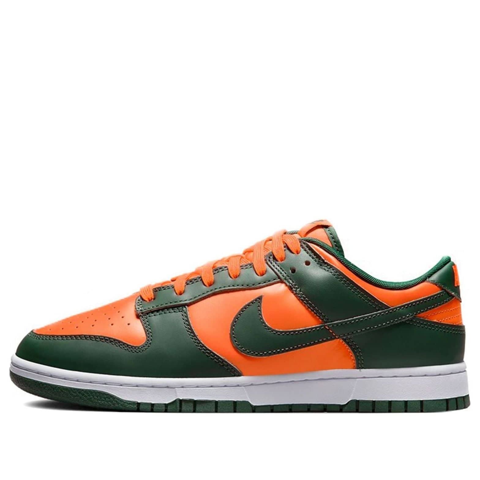 nike dunk low miami hurricanes