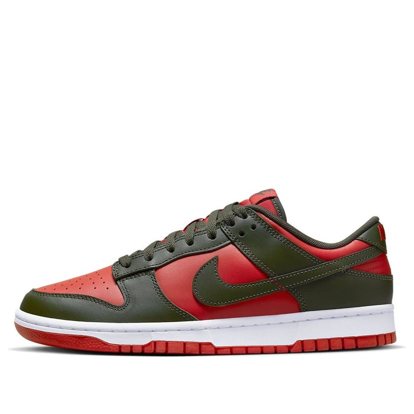 nike dunk low mystic red cargo khaki