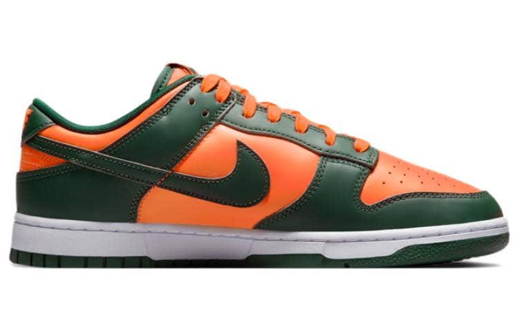 nike dunk low miami hurricanes