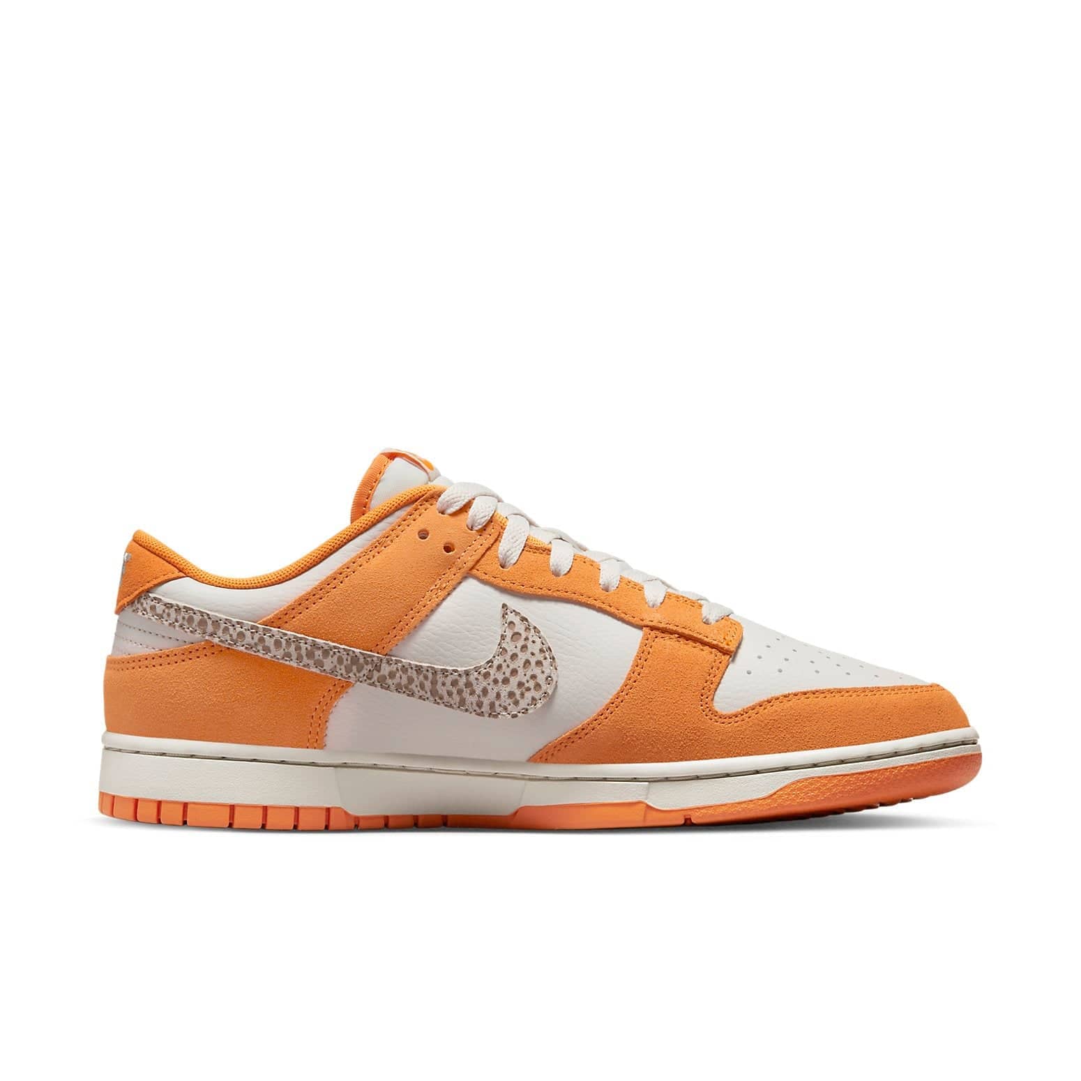 nike dunk low safari swoosh kumquat