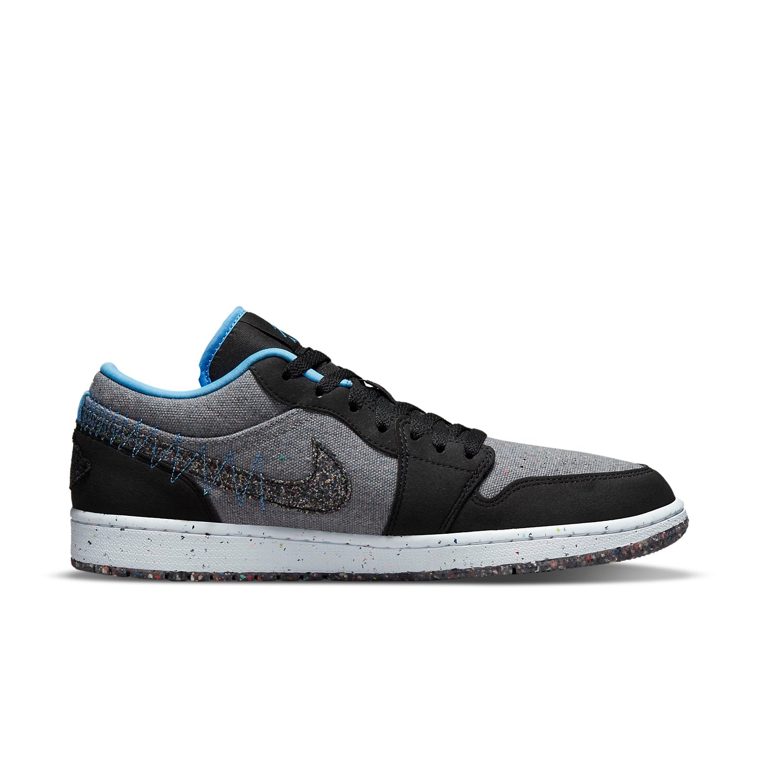 air jordan 1 low crater black