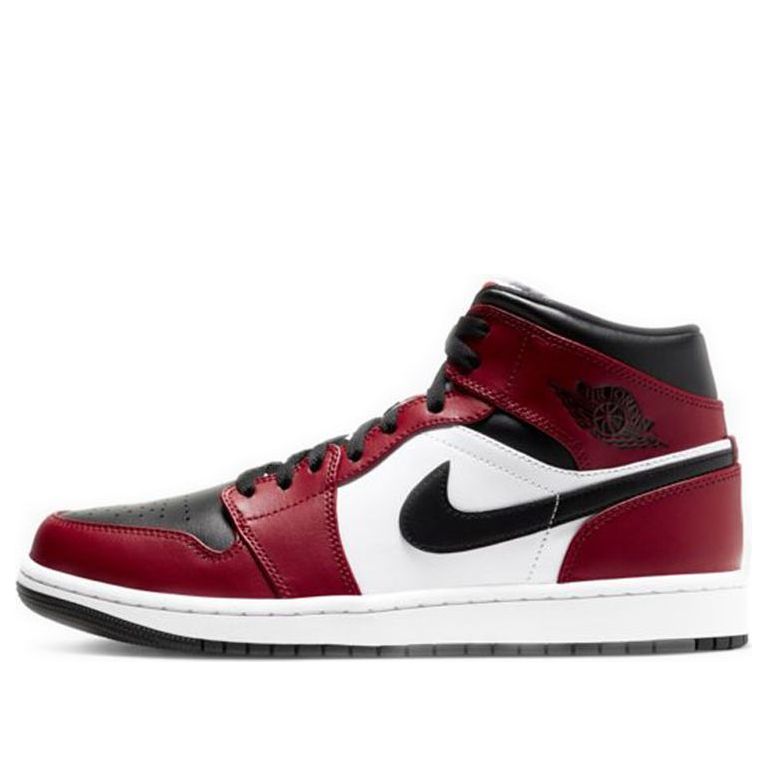 air jordan 1 mid chicago black toe