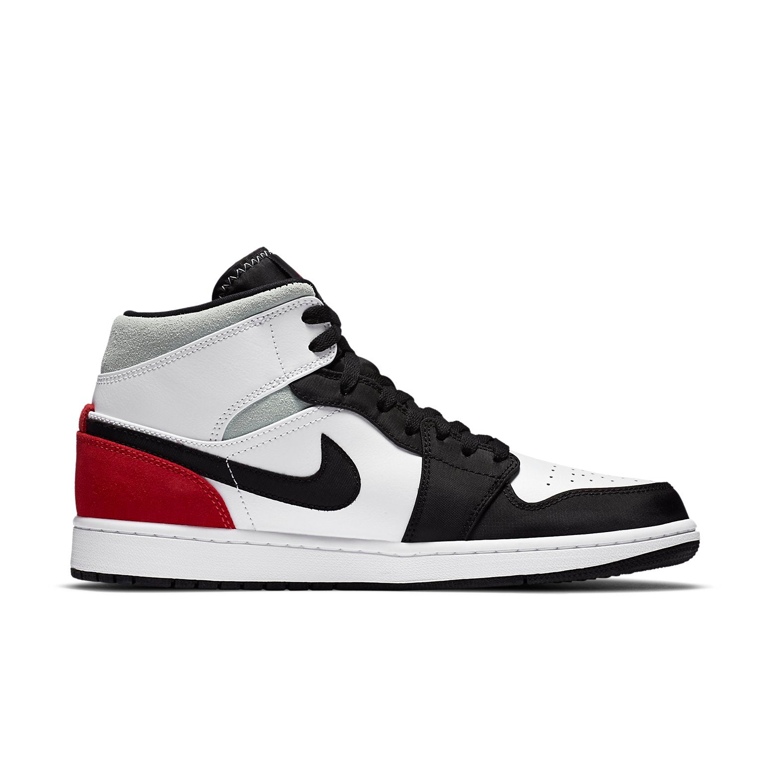 air jordan 1 mid se red black toe