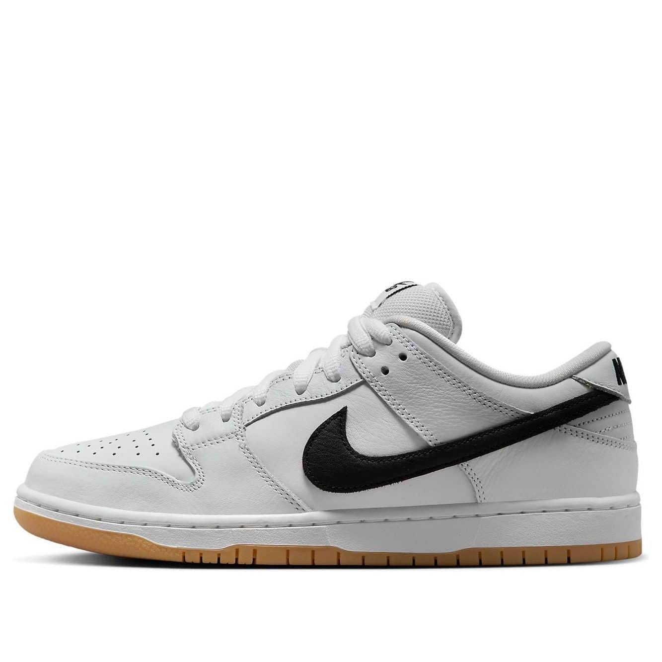 nike sb dunk low pro white gum