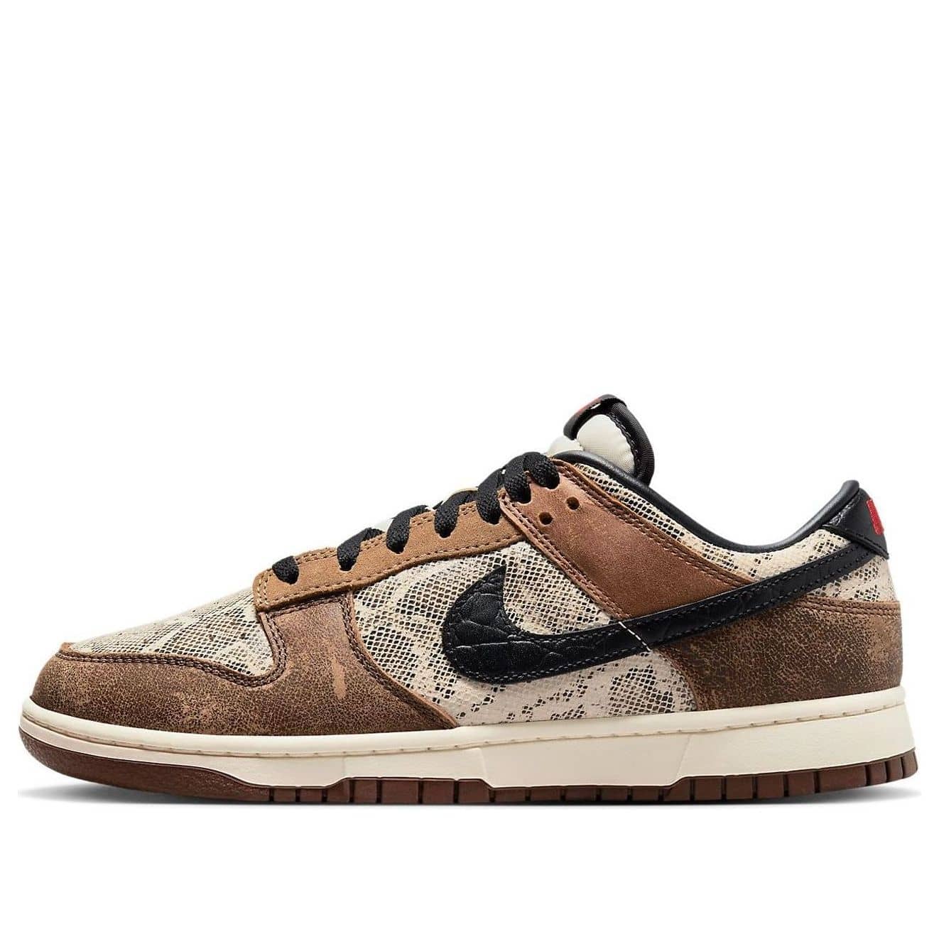 nike dunk low co jp brown snakeskin