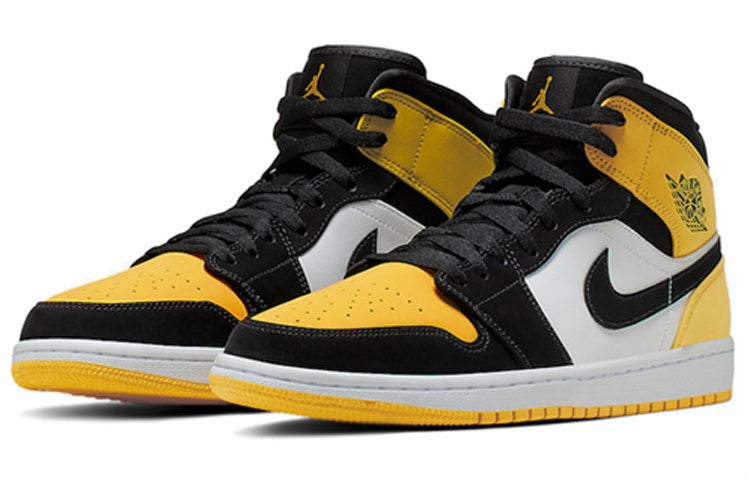 air jordan 1 mid se yellow toe