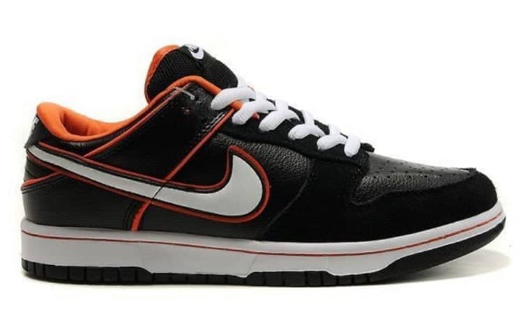 nike dunk low pro sb black red