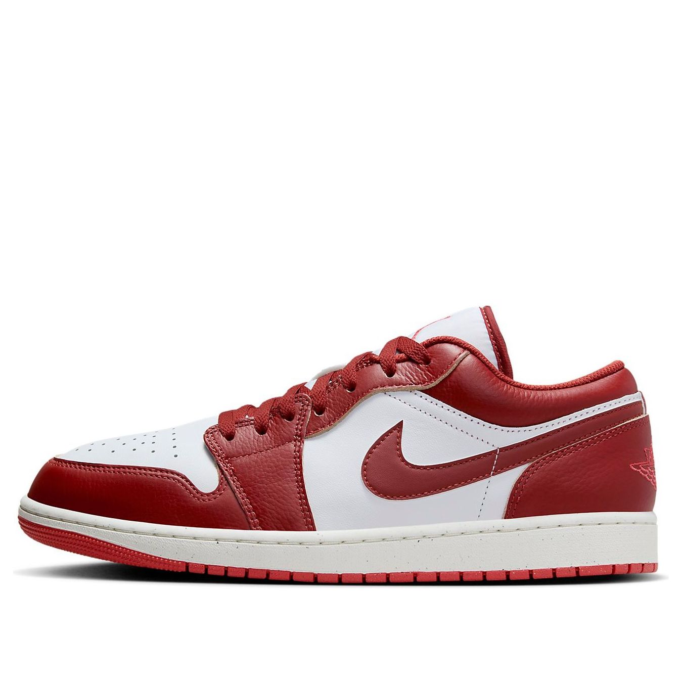 air jordan 1 low white dune red