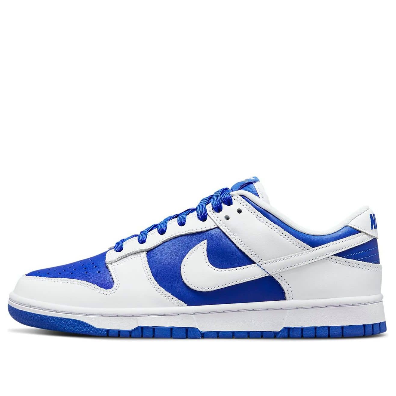 nike dunk low racer blue white