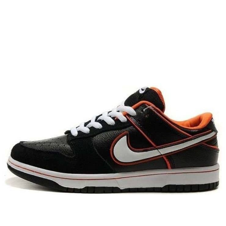nike dunk low pro sb black red