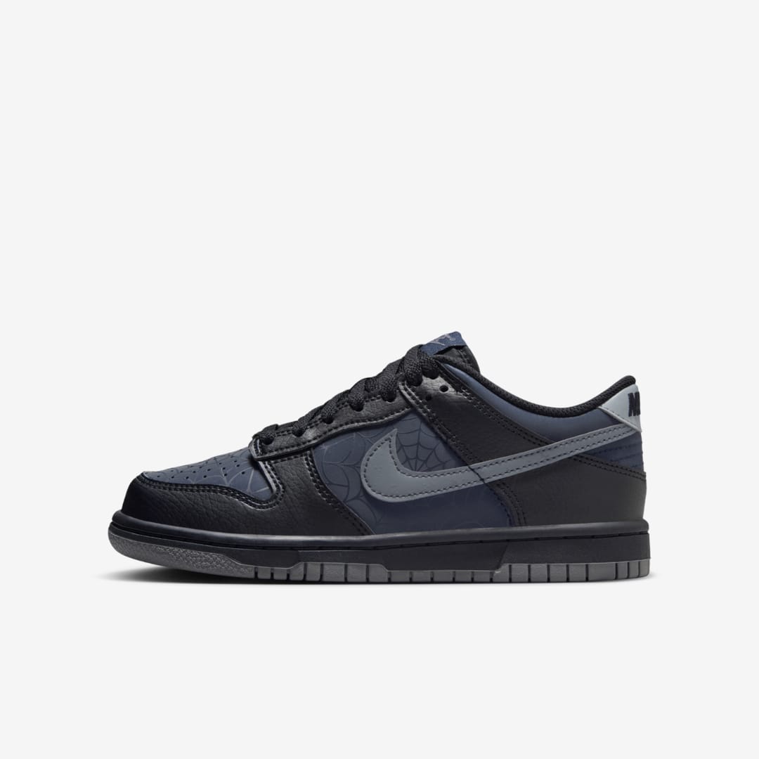 nike dunk low gs black symbiote