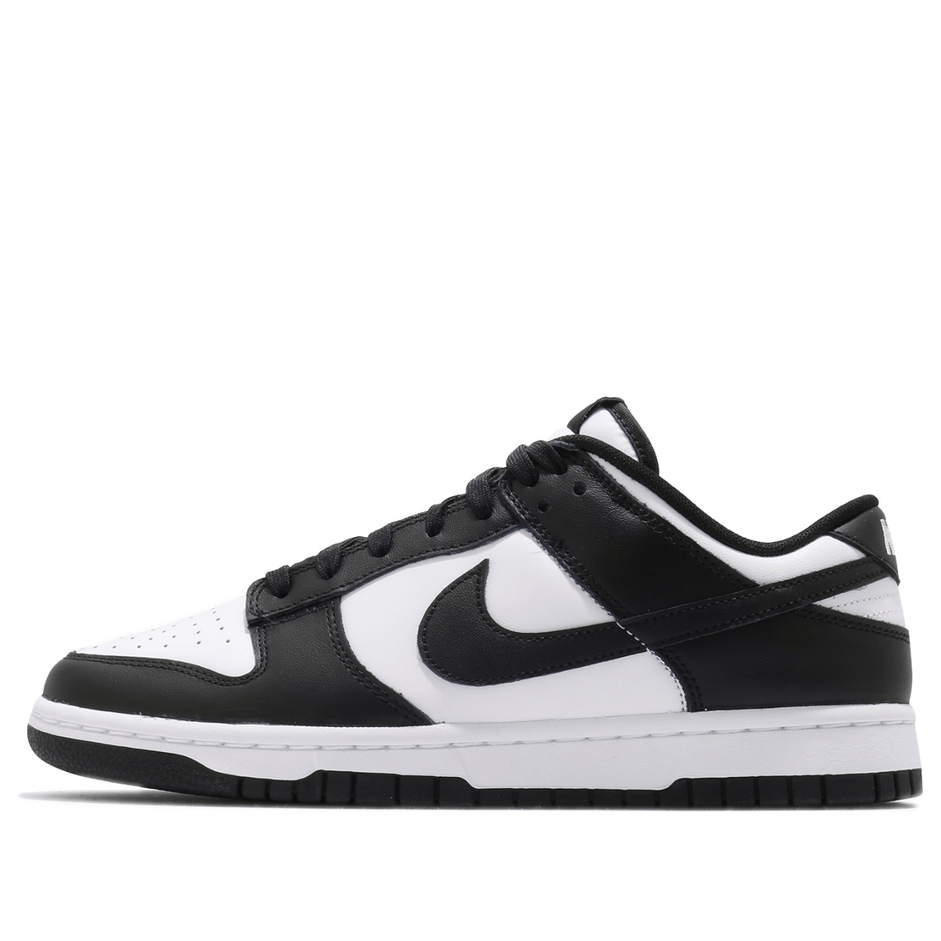nike dunk low panda black white