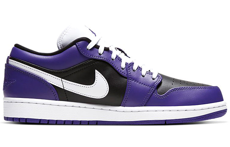 air jordan 1 low court purple black