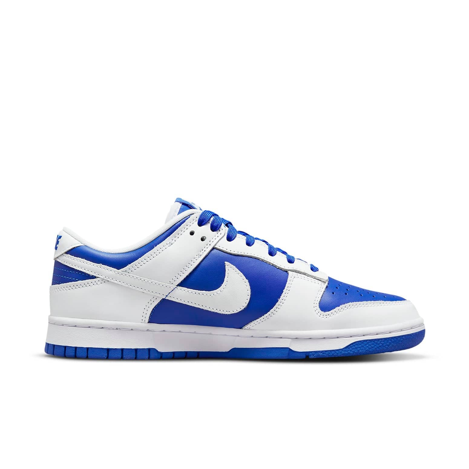 nike dunk low racer blue white