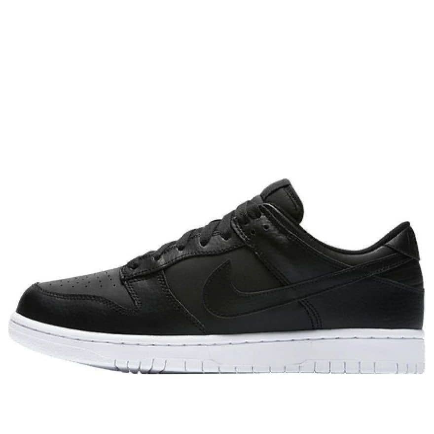 nike dunk low black white