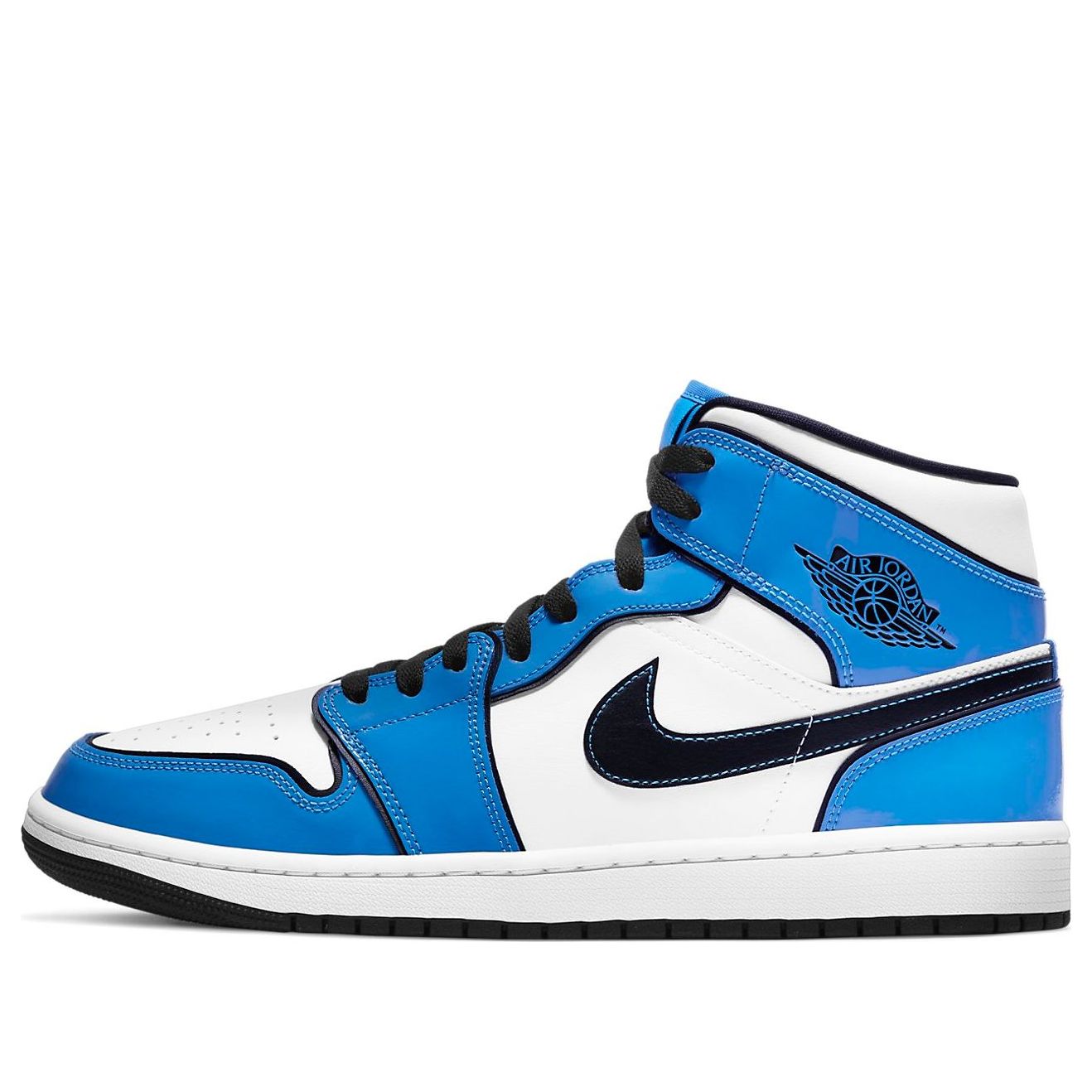 air jordan 1 mid se signal blue