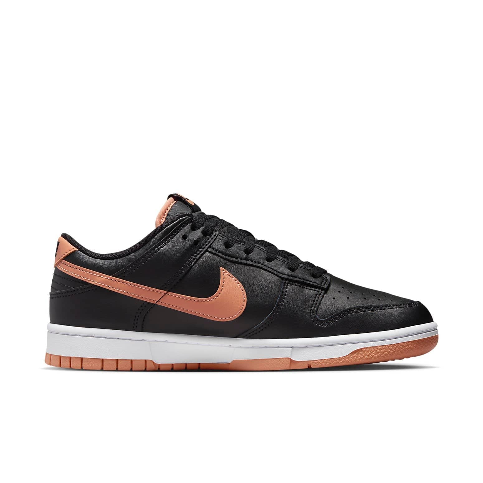nike dunk low black amber brown