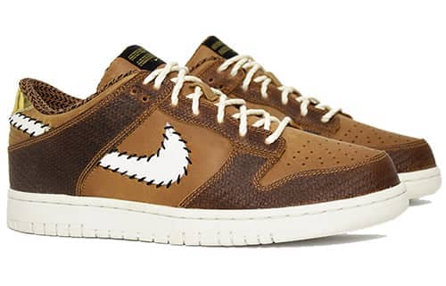 nike dunk low prm qs paris ale brown