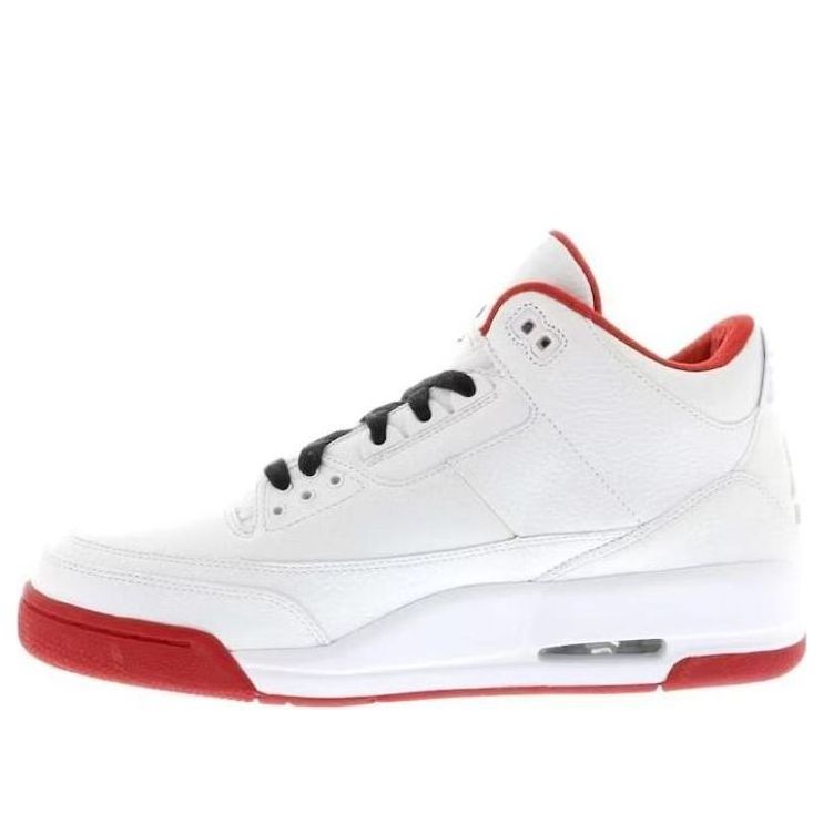 air jordan 3 white red