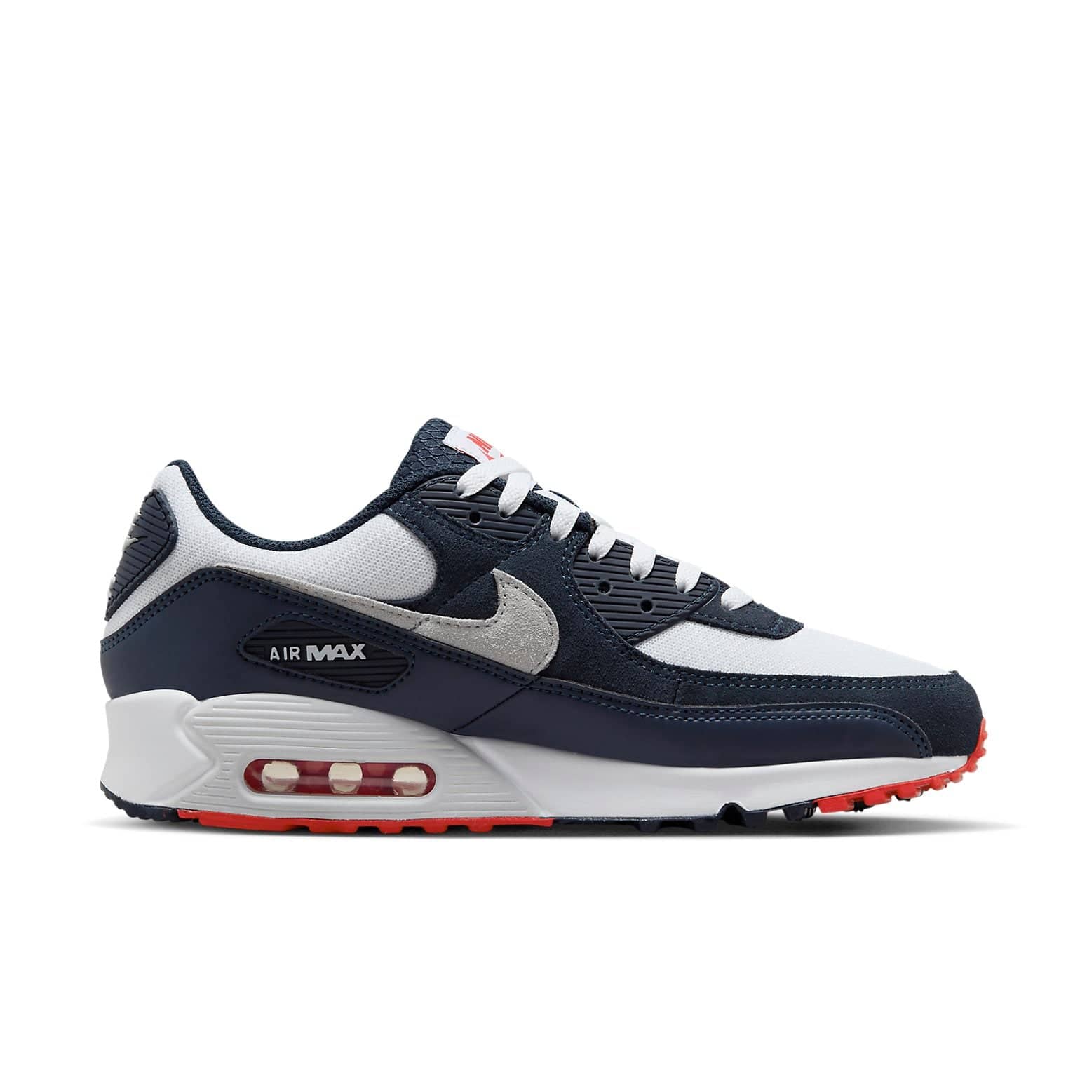 nike air max 90 navy crimson