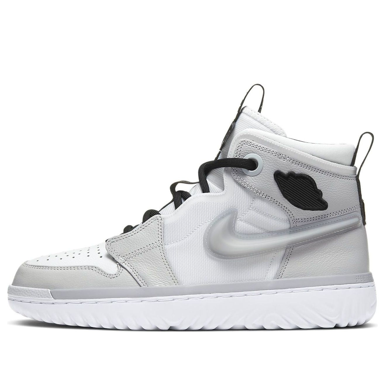 air jordan 1 react high grey fog