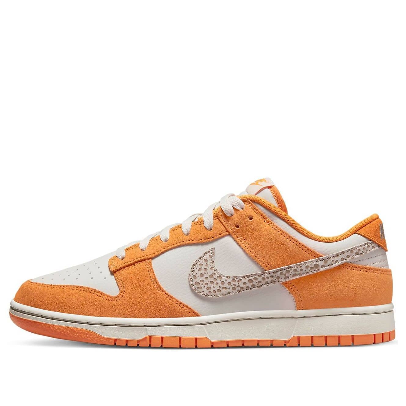 nike dunk low safari swoosh kumquat