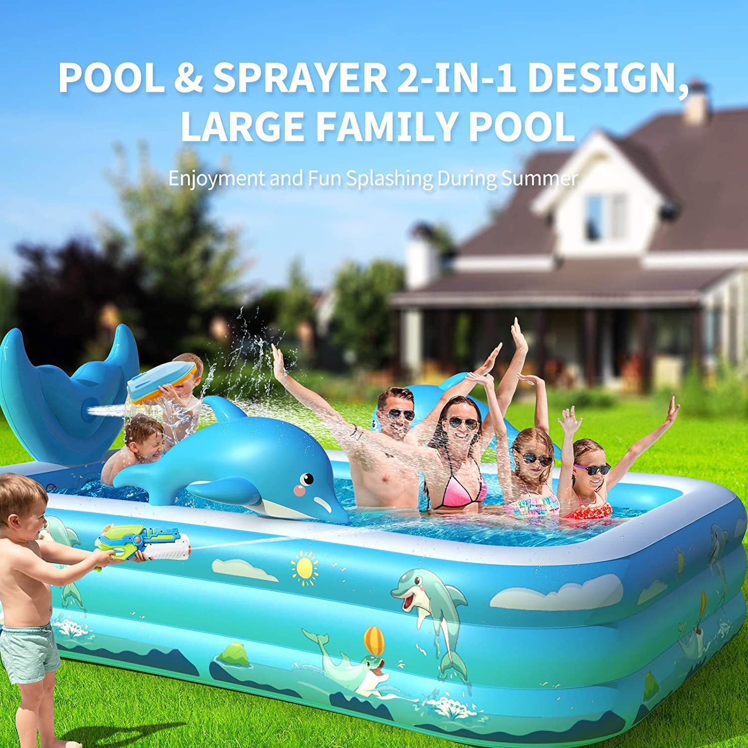 voxon inflatable swimming pool