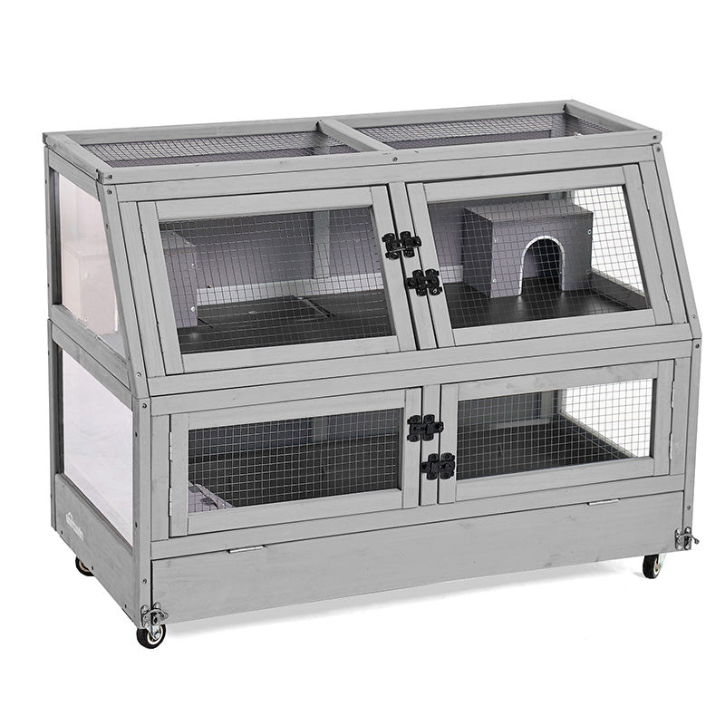 Aivituvin-AIR58 Two Levels Guinea Pig Cage| Large Hamster Cage with ...