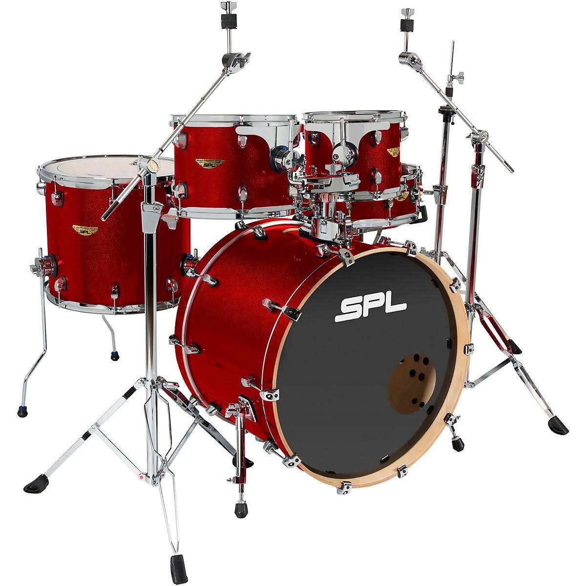Sound Percussion Labs Velocity 5Piece Shell Pack Ruby Sequin
