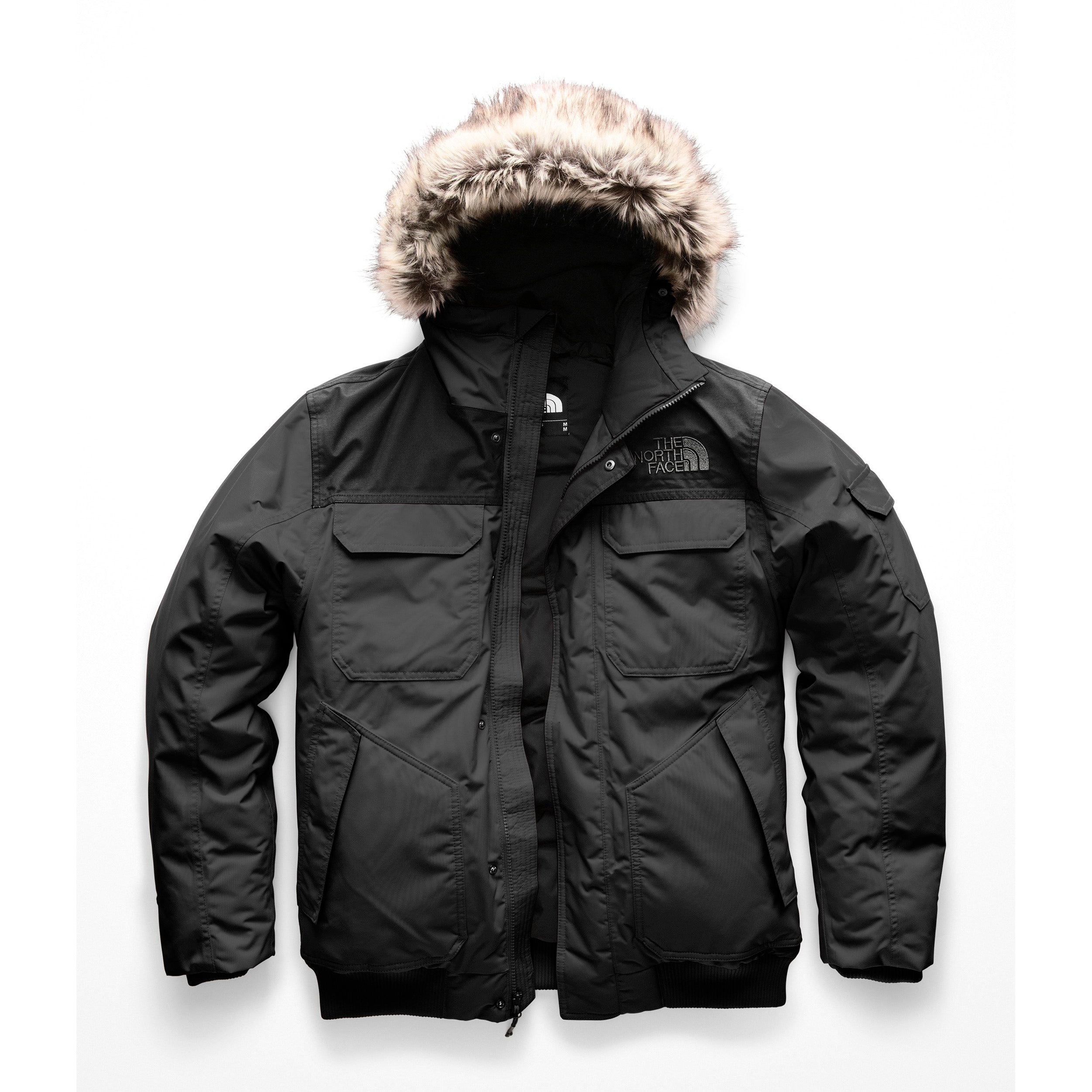 THE NORTH FACE MEN'S GOTHAM JACKET III IN ASPHALT GREY/TNF BLACK
