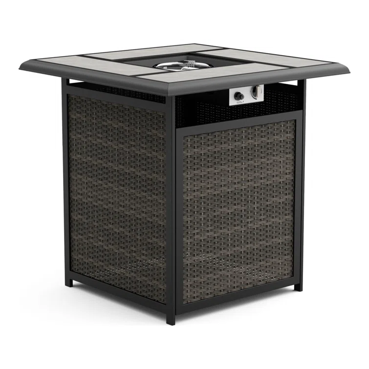 Arosa 2 - Person Square Outdoor Dining Set with Cushions