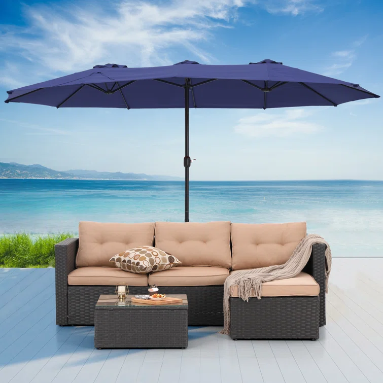 Alyah 4 - Person Outdoor Seating Group with Cushions