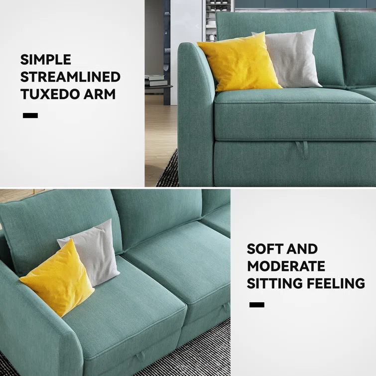 7 - Piece Upholstered Sectional