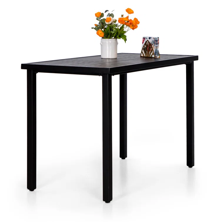 Alyne 4 - Person Rectangular Outdoor Dining Set with Cushions