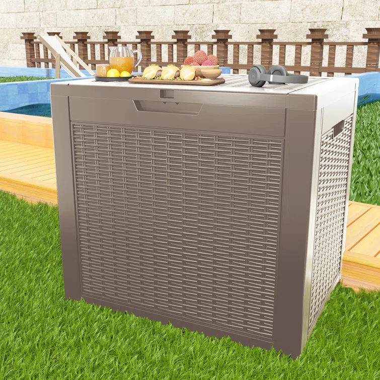 Durable Resin Outdoor Storage Organizer Deck Boxes