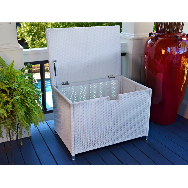 Tortuga Outdoor Stonewick 24'' W 86 Gallons Water Resistant Resin Deck Box