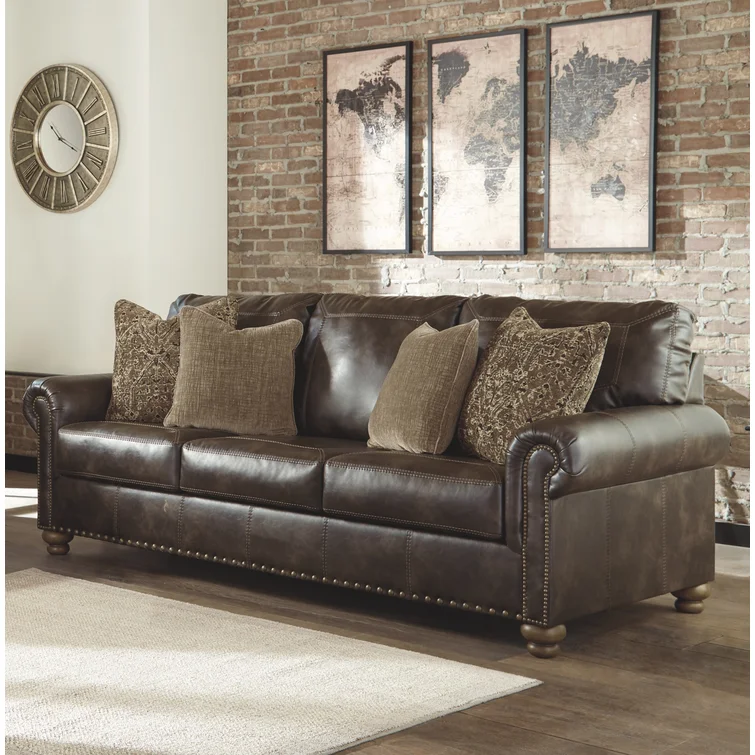 Banuelos 97'' Faux Leather Sofa