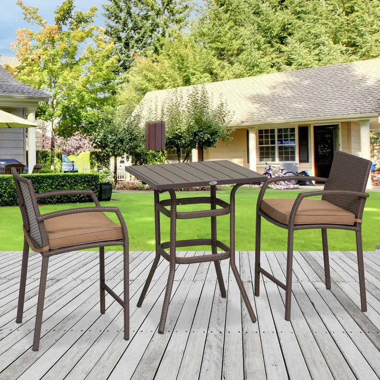 Secondino 2 - Person Rectangular Outdoor Dining Set