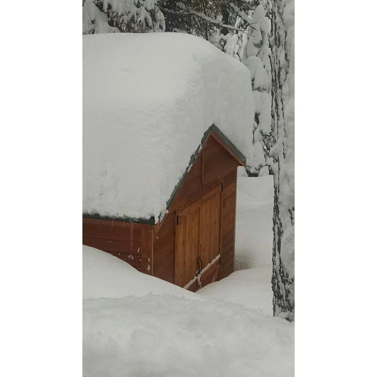 Rancher 8 ft. W x 16 ft. D Solid and Manufactured Wood Storage Shed